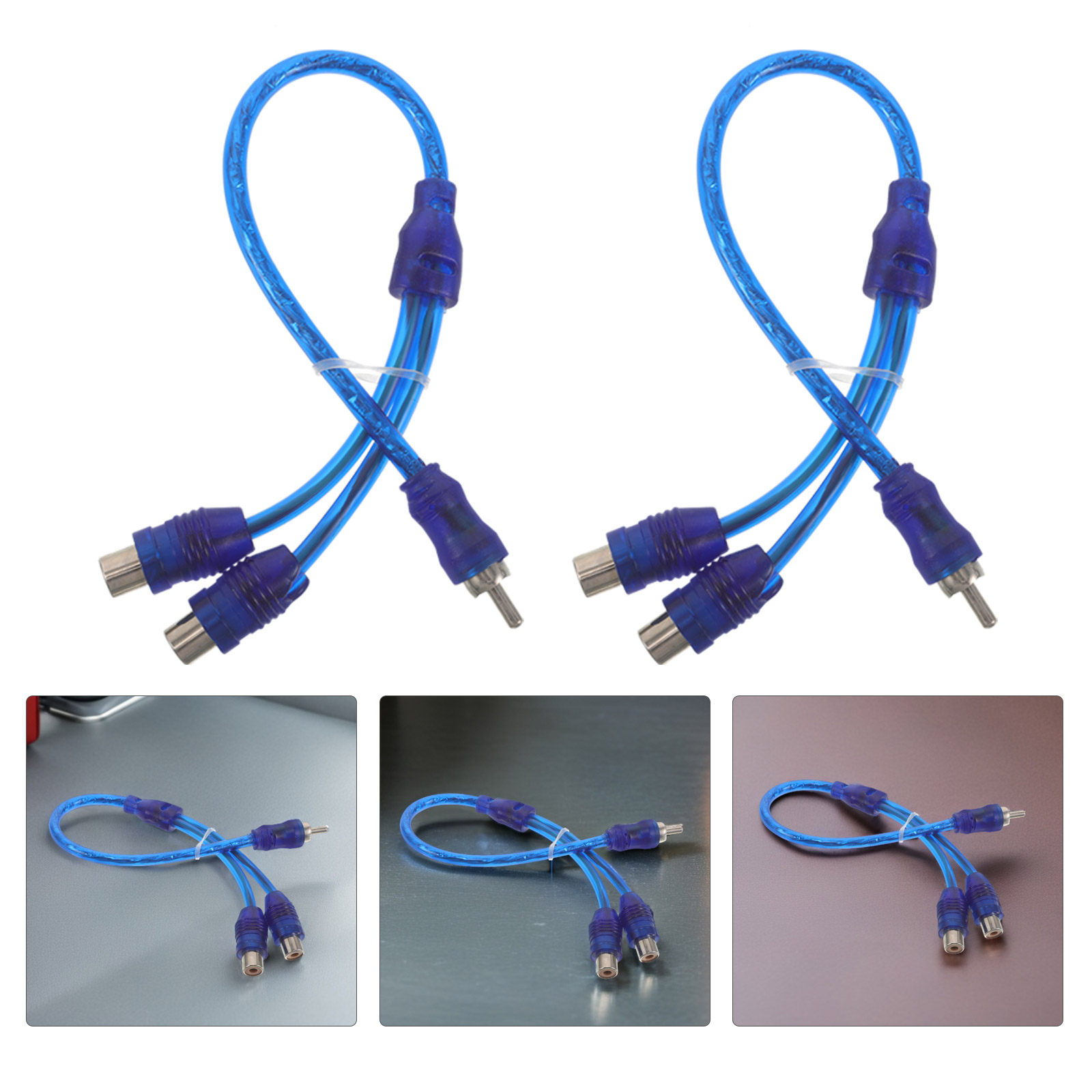 Audio Splitter Y - 10개 RCA Y 스플리터 케이블 1개의