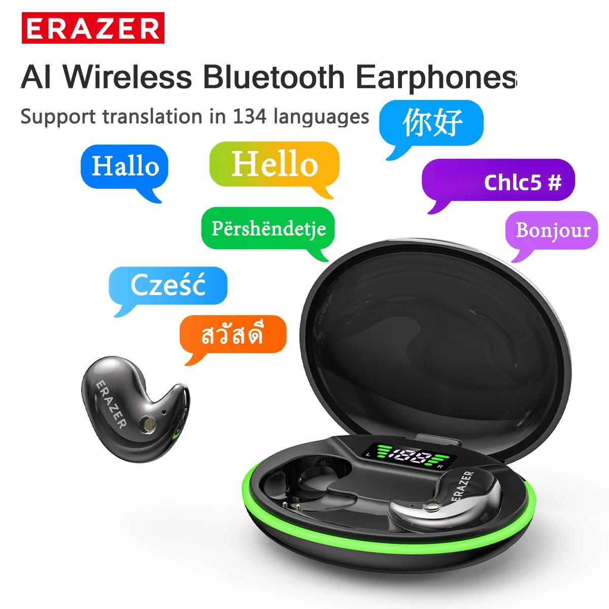 Noise Cancelling Headphone - EARZER XF58 인이어 블루투스 헤드폰 마이크