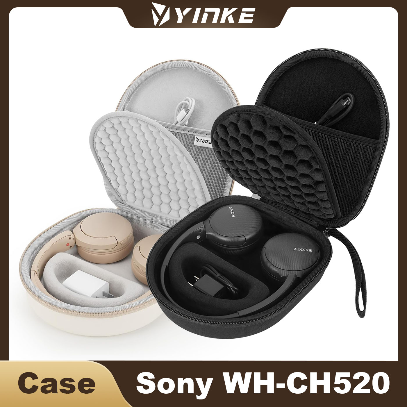 Headphone Case Hard - Sony WH-CH510/JBL Tune 510BT 헤드폰용 하드