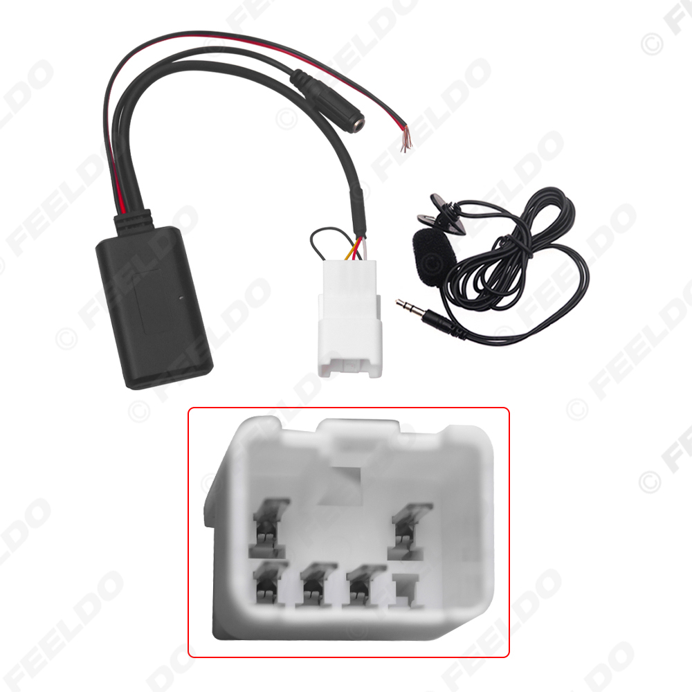 FEELDO 1PC 자동차 5Pin 무선 블루투스 Au - Bluetooth Adapter Receiver 리뷰 및 가격