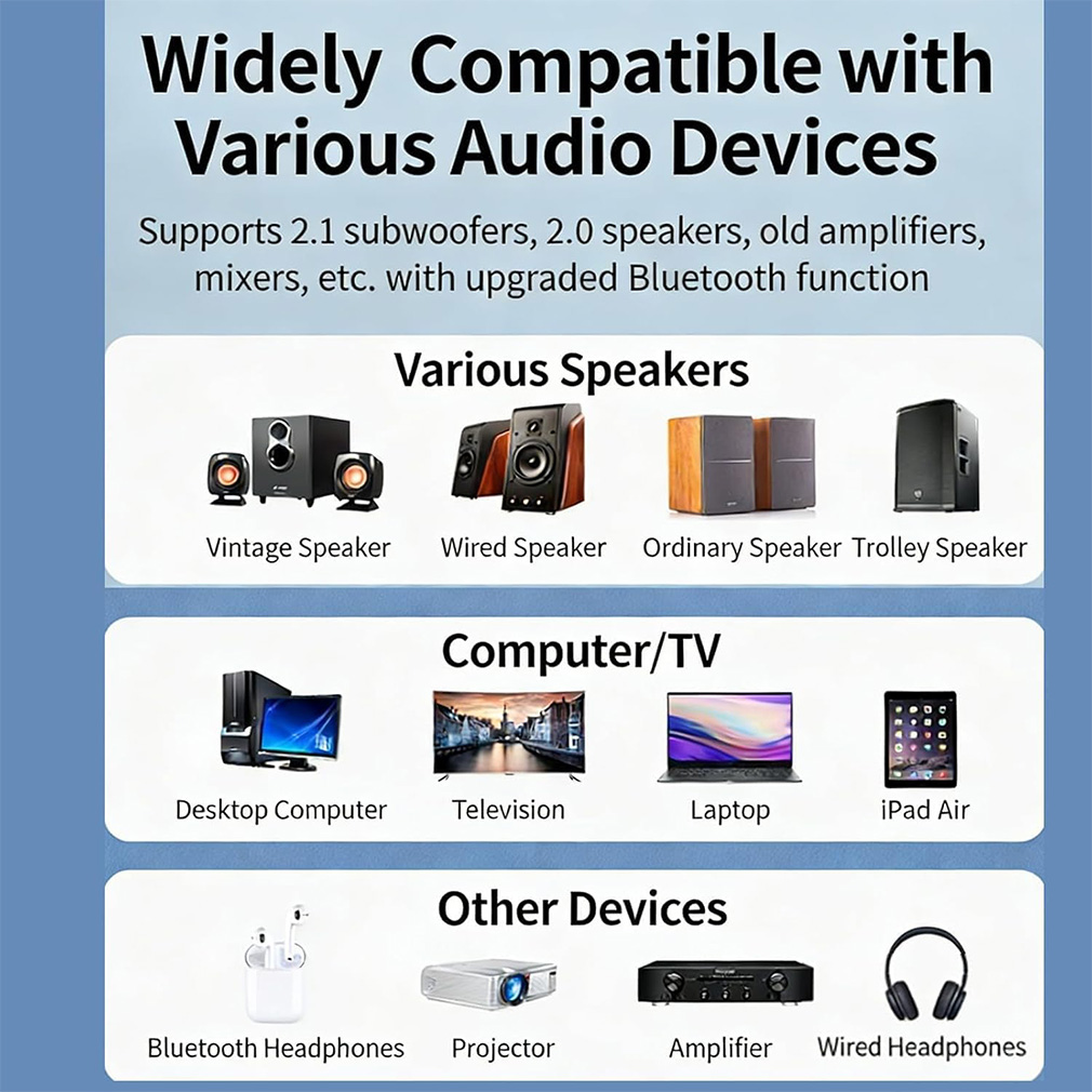 무선 오디오 블루투스 수신기 송신기 지원 기존 스테레오 - Bluetooth Adapter Receiver 리뷰 및 가격