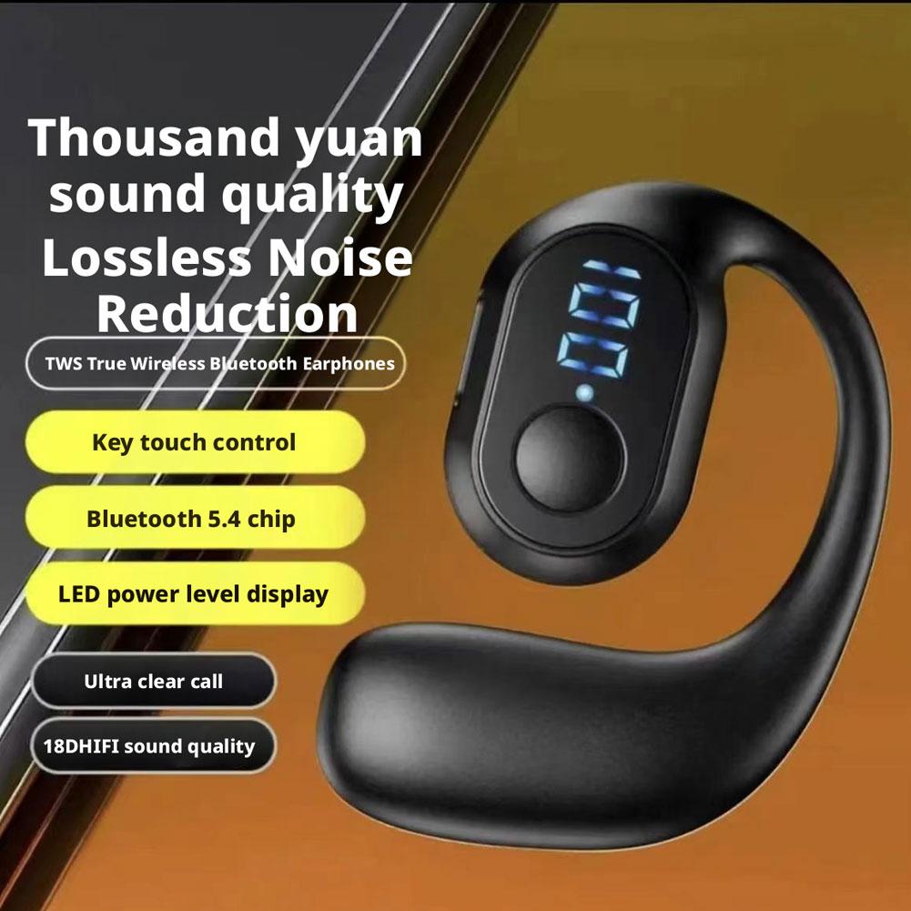 LED 디스플레이 무선 블루투스 5.3 이어폰 경량 헤 - Sports Earphone Hook 리뷰 및 가격