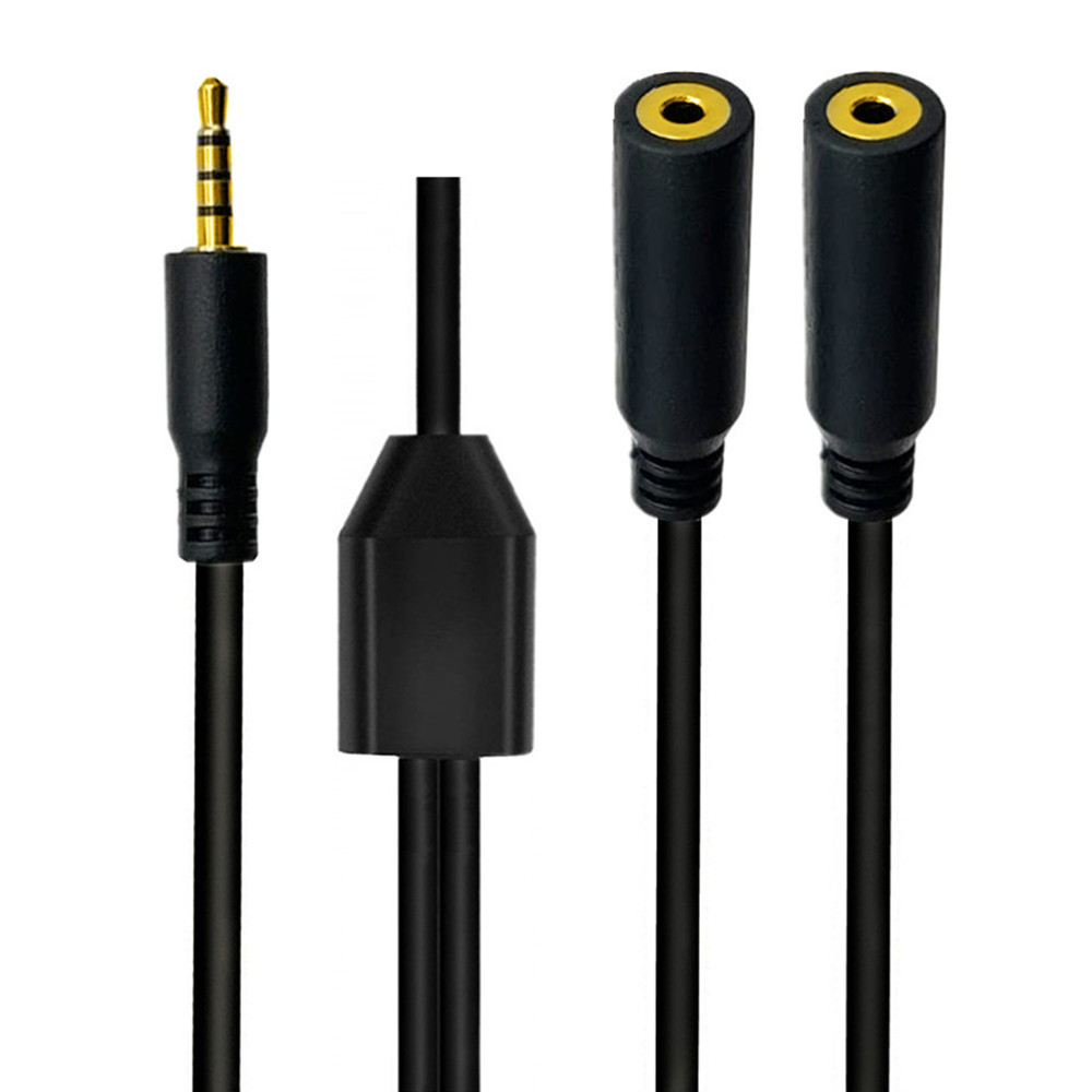 금도금 4극 2.5mm 남성-듀얼 2.5mm 여성 Y  - Audio Splitter Y 리뷰 및 가격