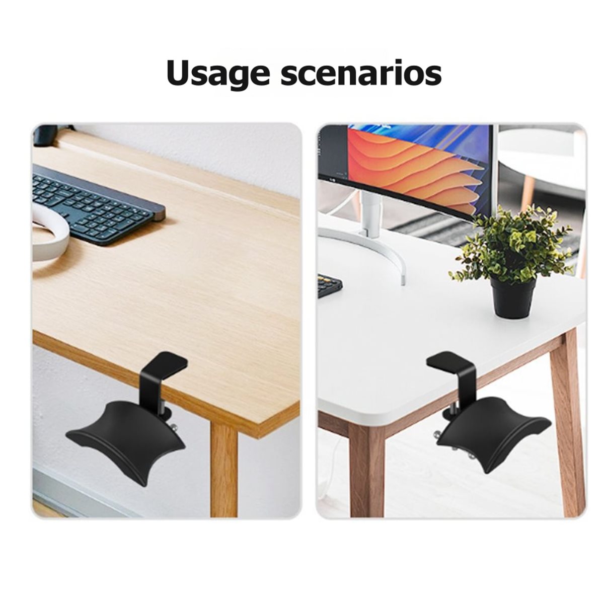 DT75BG 조절 가능 회전식 암 클램프 PC 게임용  - Headphone Stand Desk 리뷰 및 가격