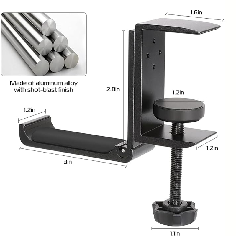 책상 아래 헤드폰 스탠드 접이식 헤드셋 걸이 마운트 알 - Headphone Stand Desk 리뷰 및 가격